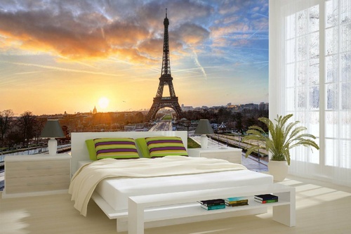 Vlies Fototapete - Eiffelturm 375 x 250 cm